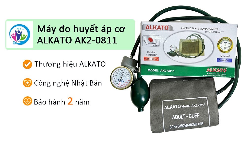 MÁY ĐO HUYẾT ÁP CƠ ALKATO AK2-0811