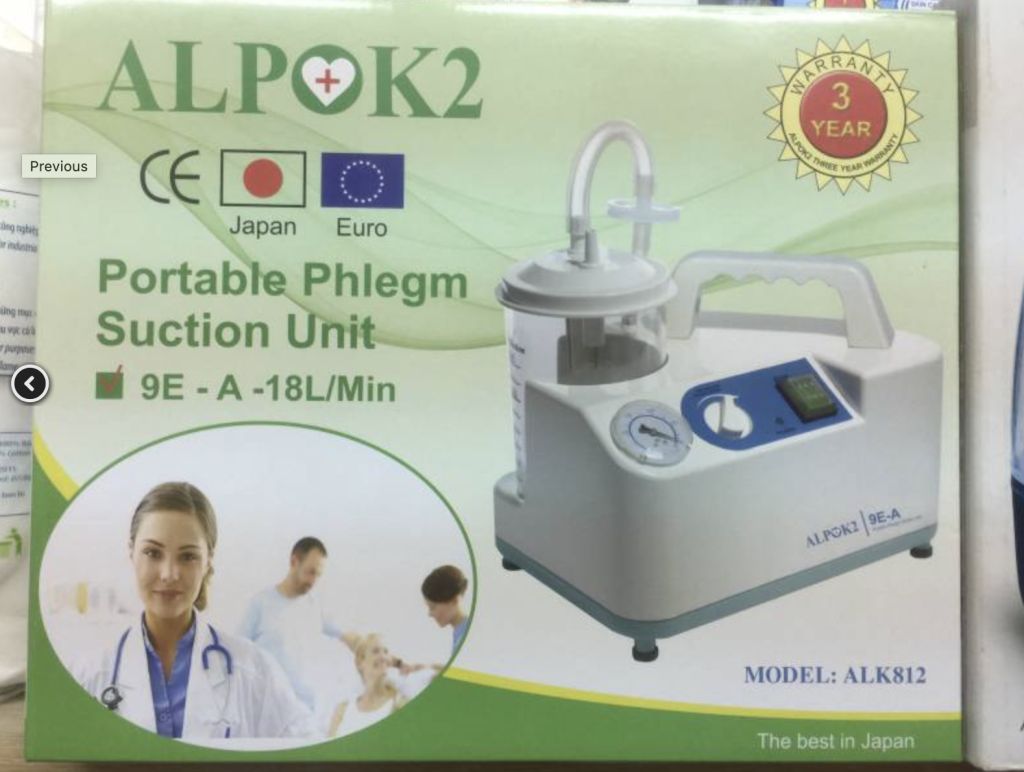 MÁY HÚT DỊCH ALPOK2 1 BÌNH 9E-A, 9E-B (20L)