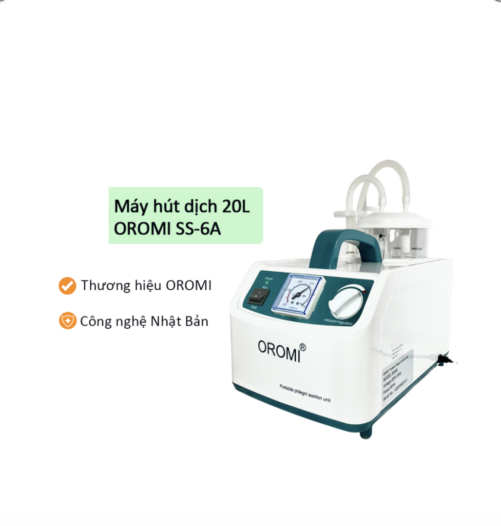 MÁY HÚT DỊCH OROMI 1 BÌNH SS-6A (20L)