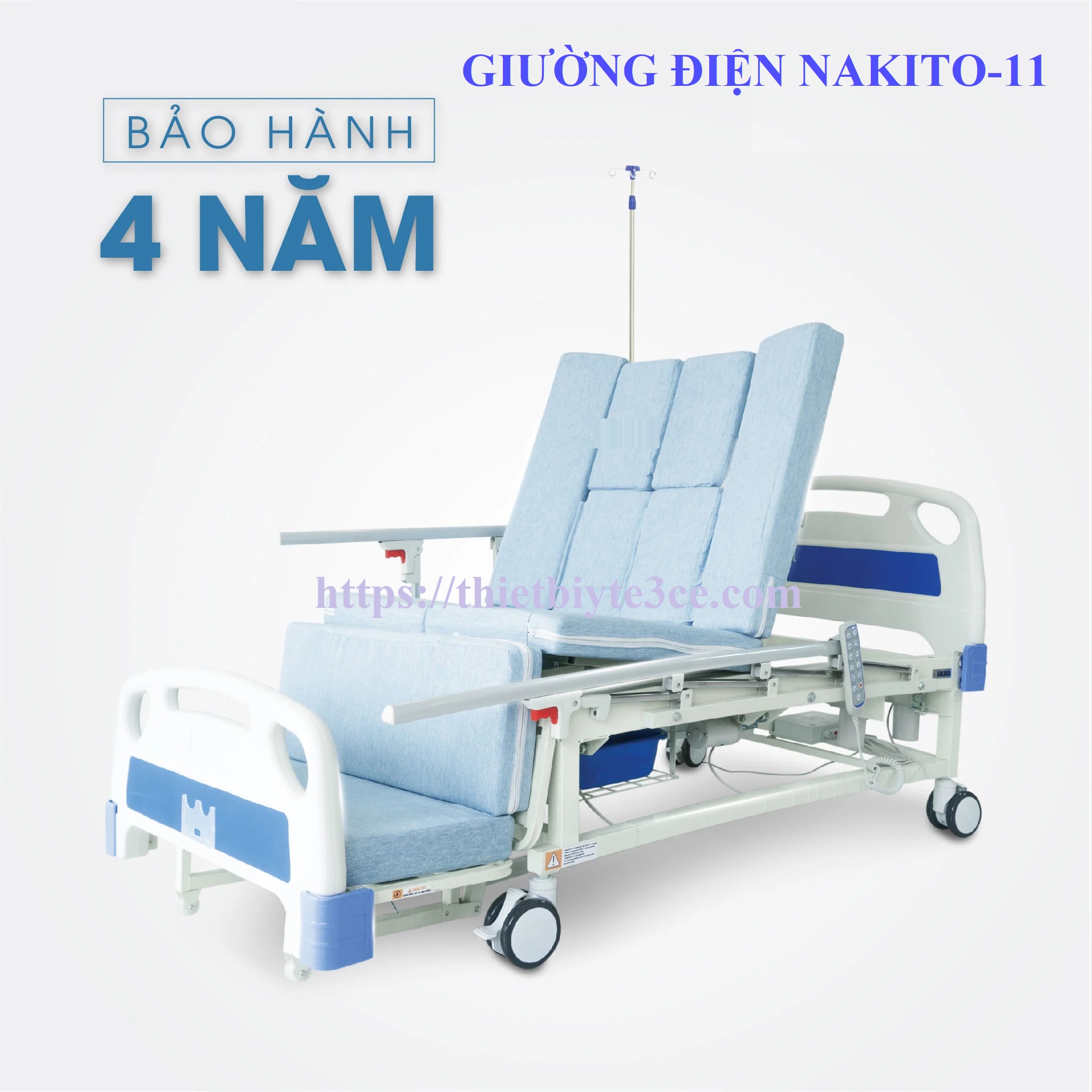 GIƯỜNG BỆNH ĐIỀU KHIỂN ĐIỆN ĐA NĂNG NAKITO 11